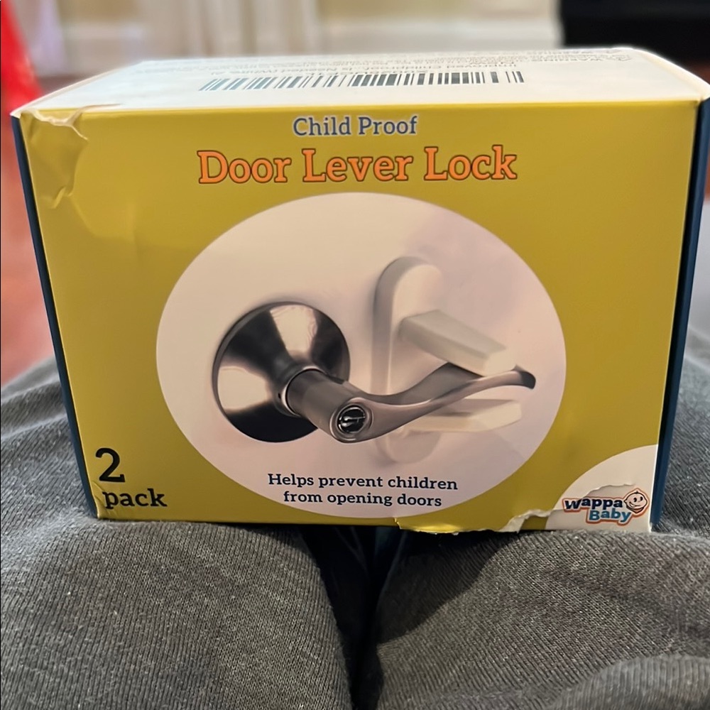 Wappa Baby Door Lever Lock - 2 Pack